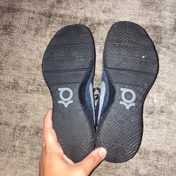 UGC MENS NIKE KD TREY 5 III VELCRO & LACED BLACK ANTHRACITE GYM SHOE - Picture 3 of 10